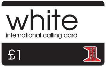 white calling cards